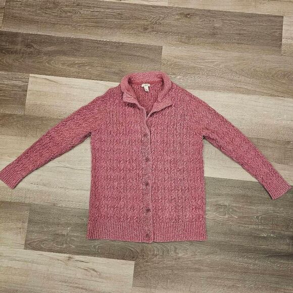 L.L.Bean Womens Knit 100% Cotton Sweater - Picture 1 of 9